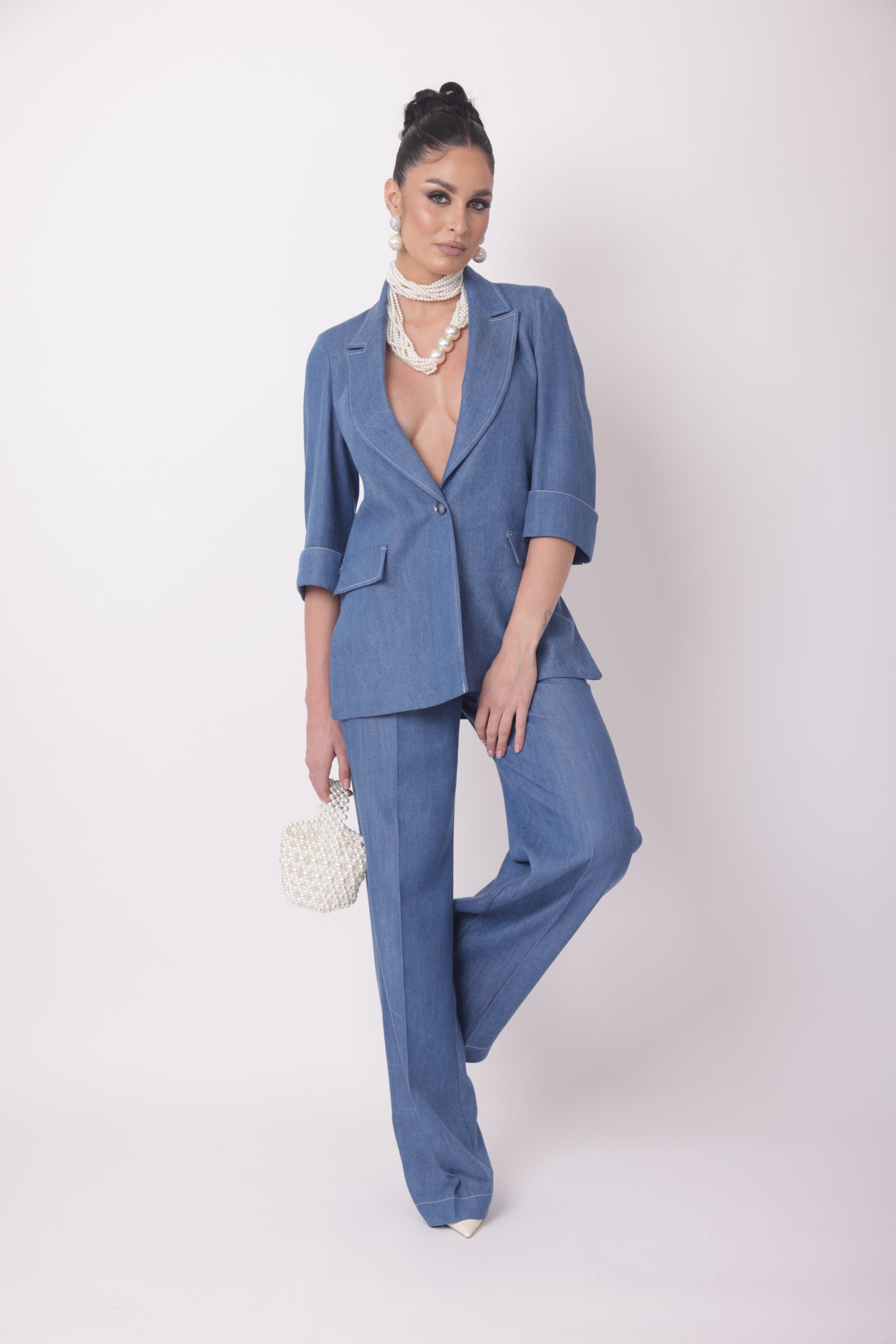 Pantalone Taylor denim|Colore:Denim