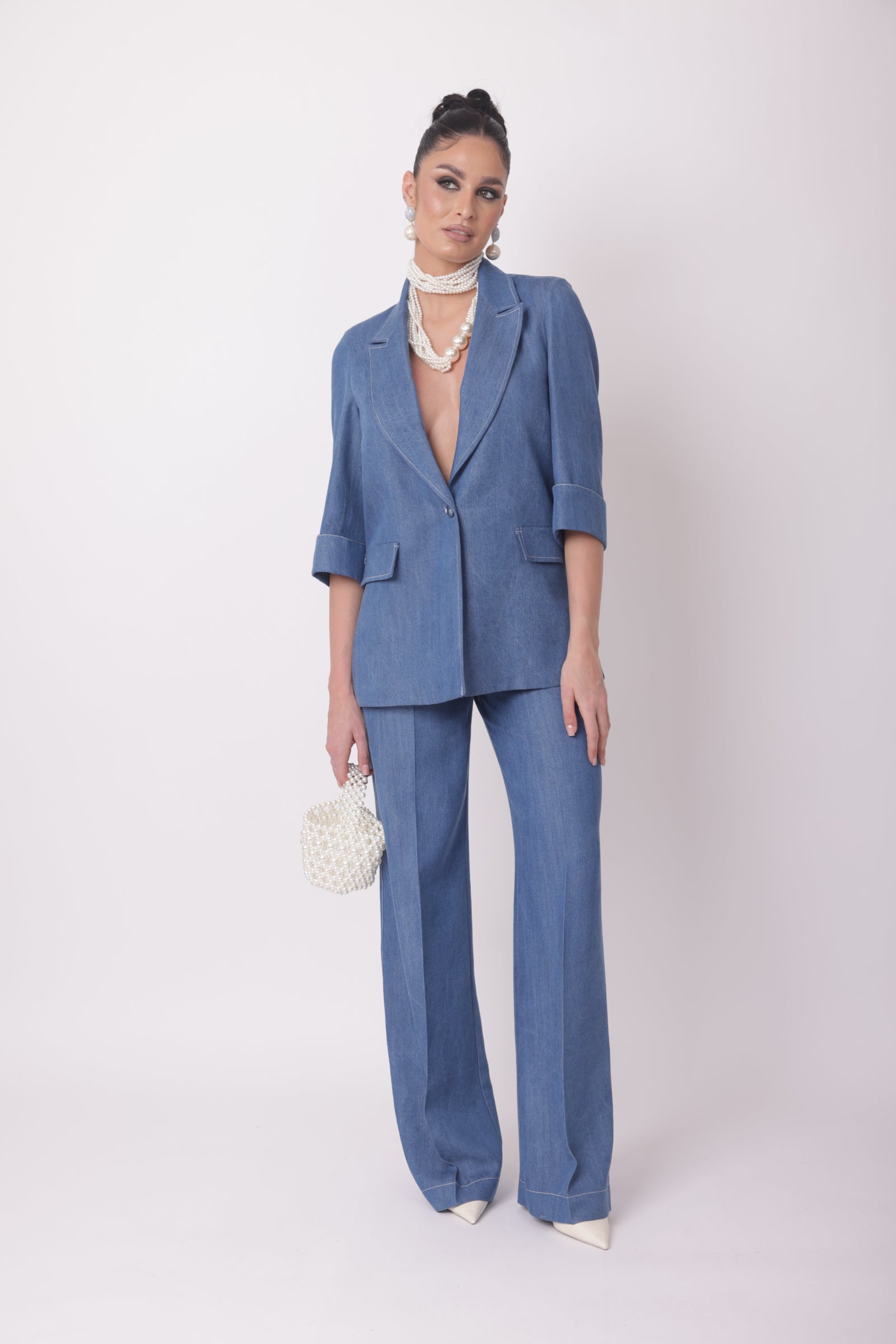 Pantalone Taylor denim|Colore:Denim