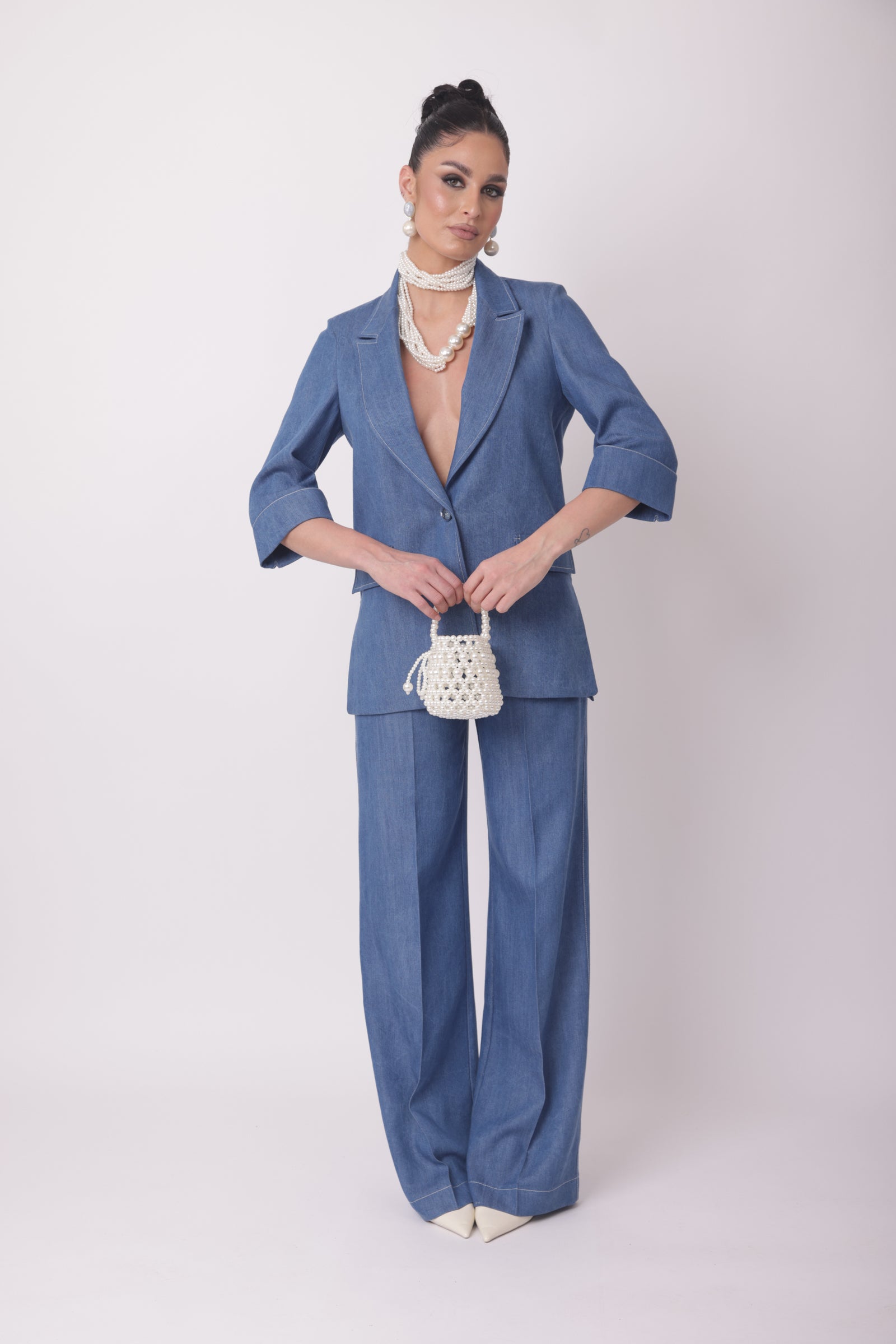 Pantalone Taylor denim|Colore:Denim