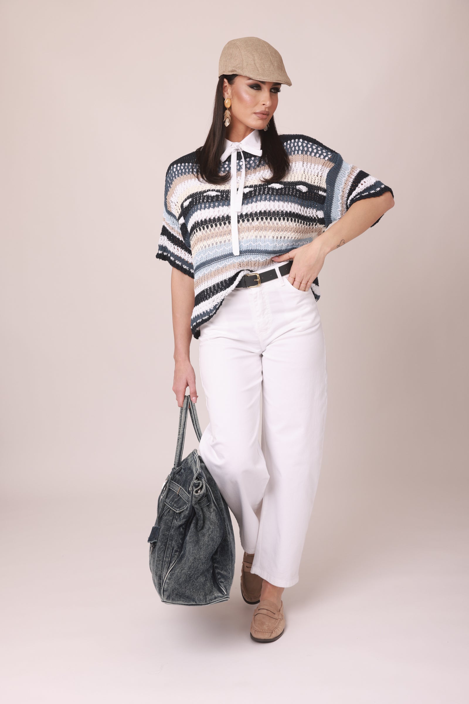 Pantalone Angy bianco|Colore:Bianco