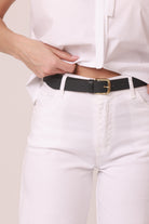 Cintura In Pelle blu notte|Colore:Blu notte