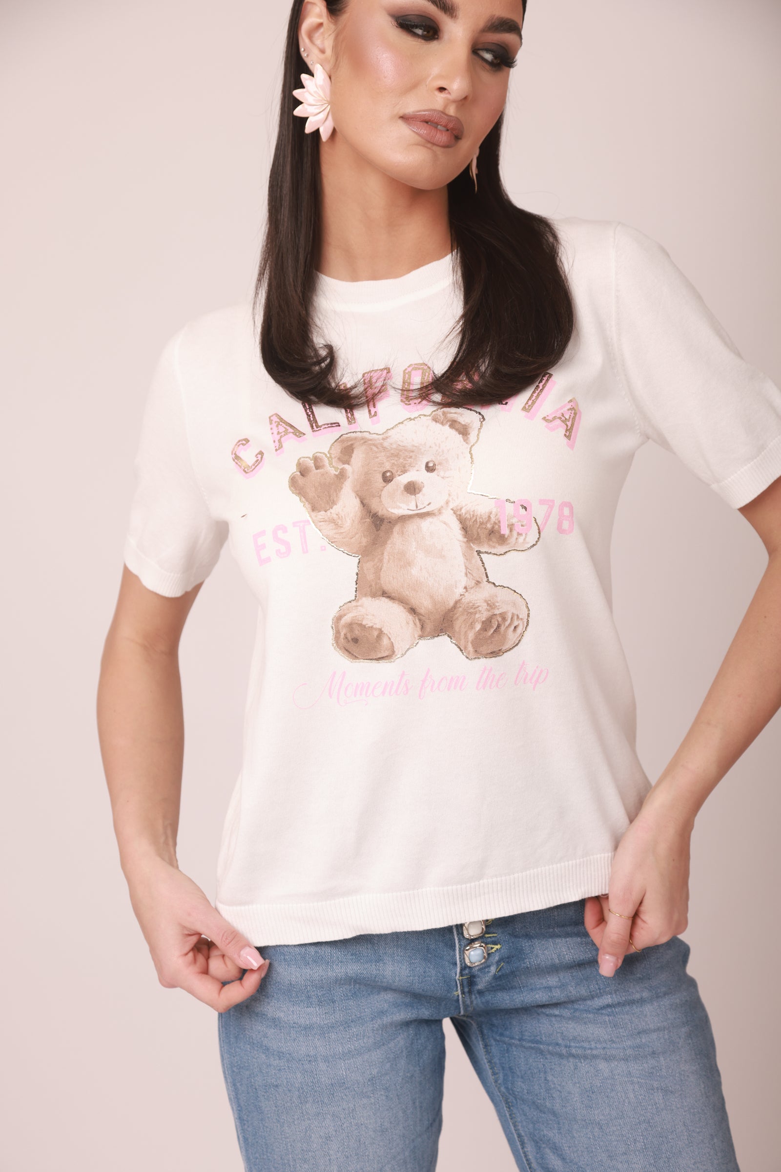 Maglia California panna|Colore:Panna