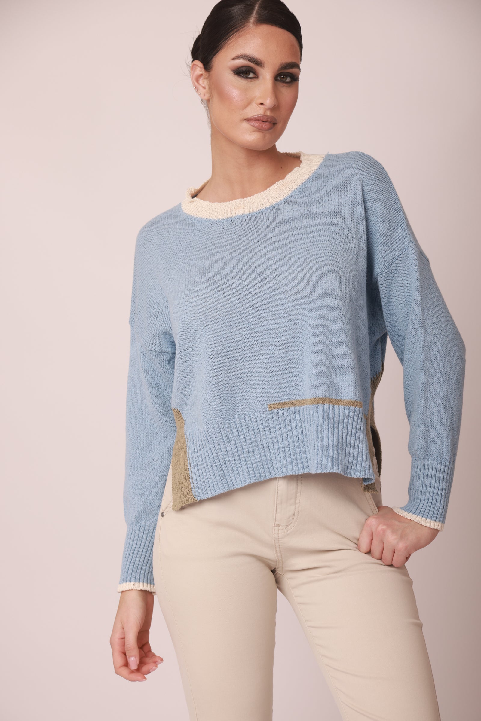 Pull Filo Amanda avion|Colore:Avion