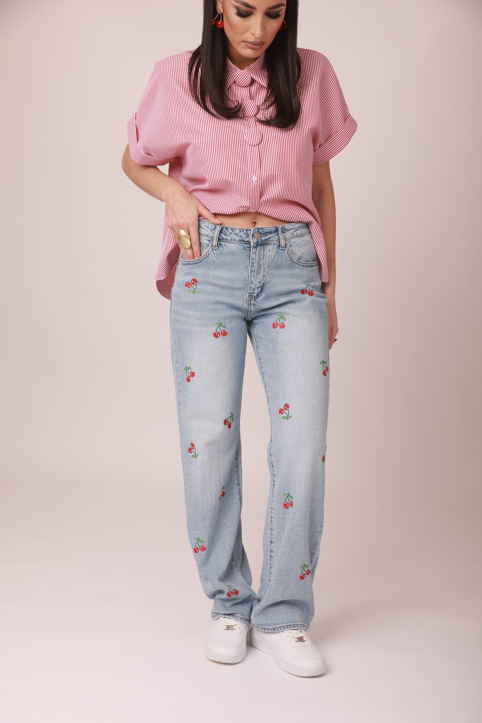 Jeans Cherry denim|Colore:Denim