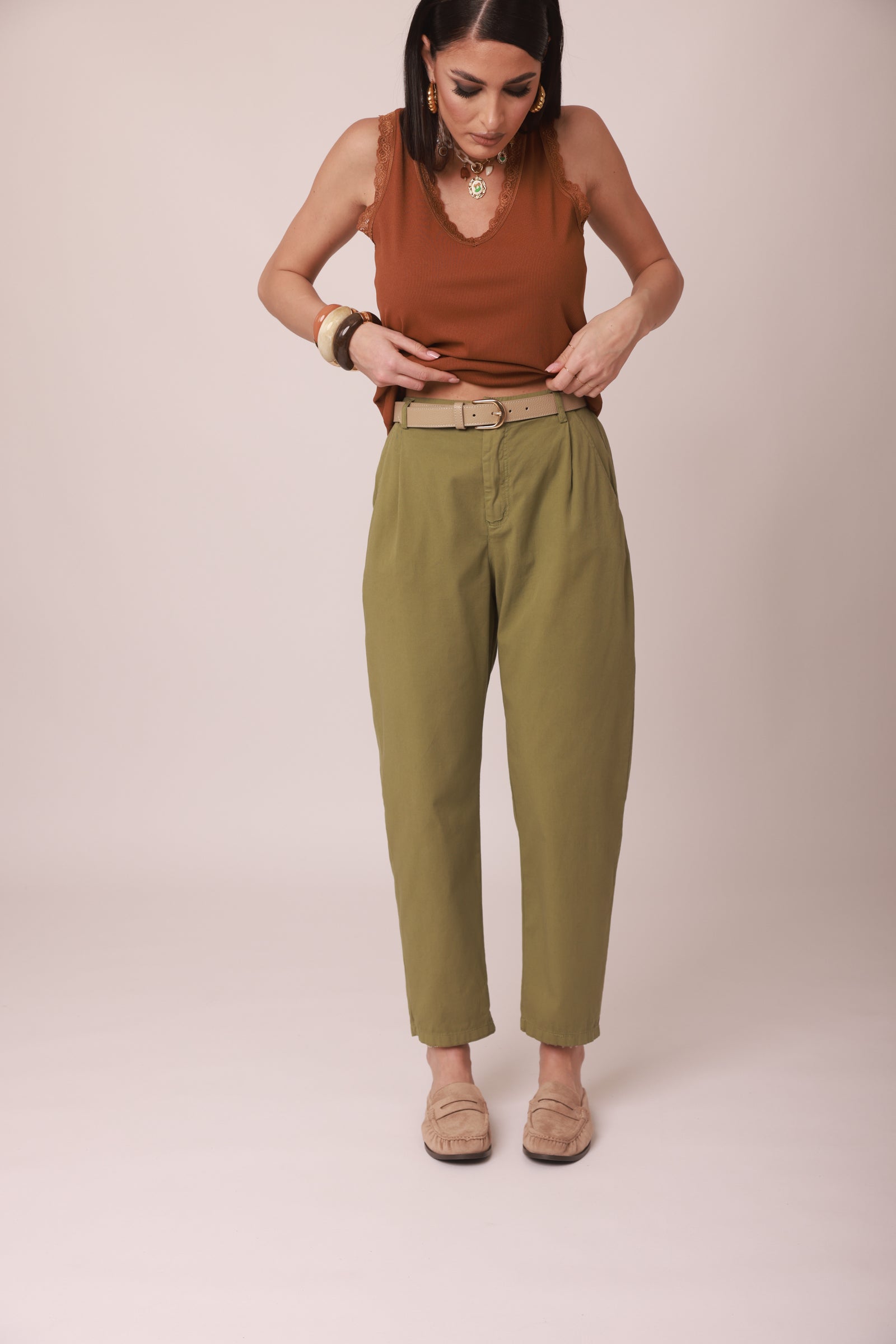 Pantalone Asia Verde|Colore:Verde