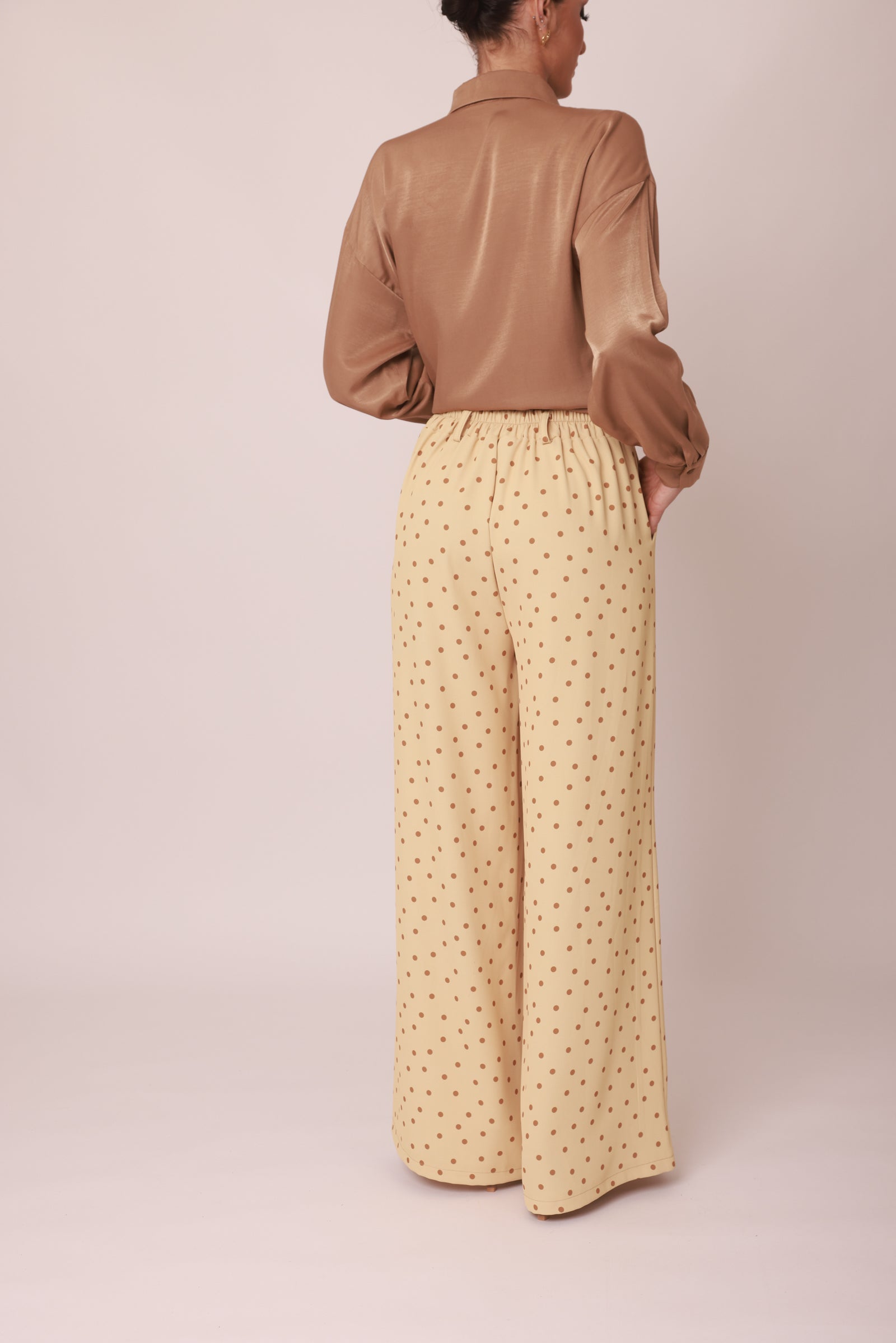 Pantalone Pois giallo|Colore:Giallo