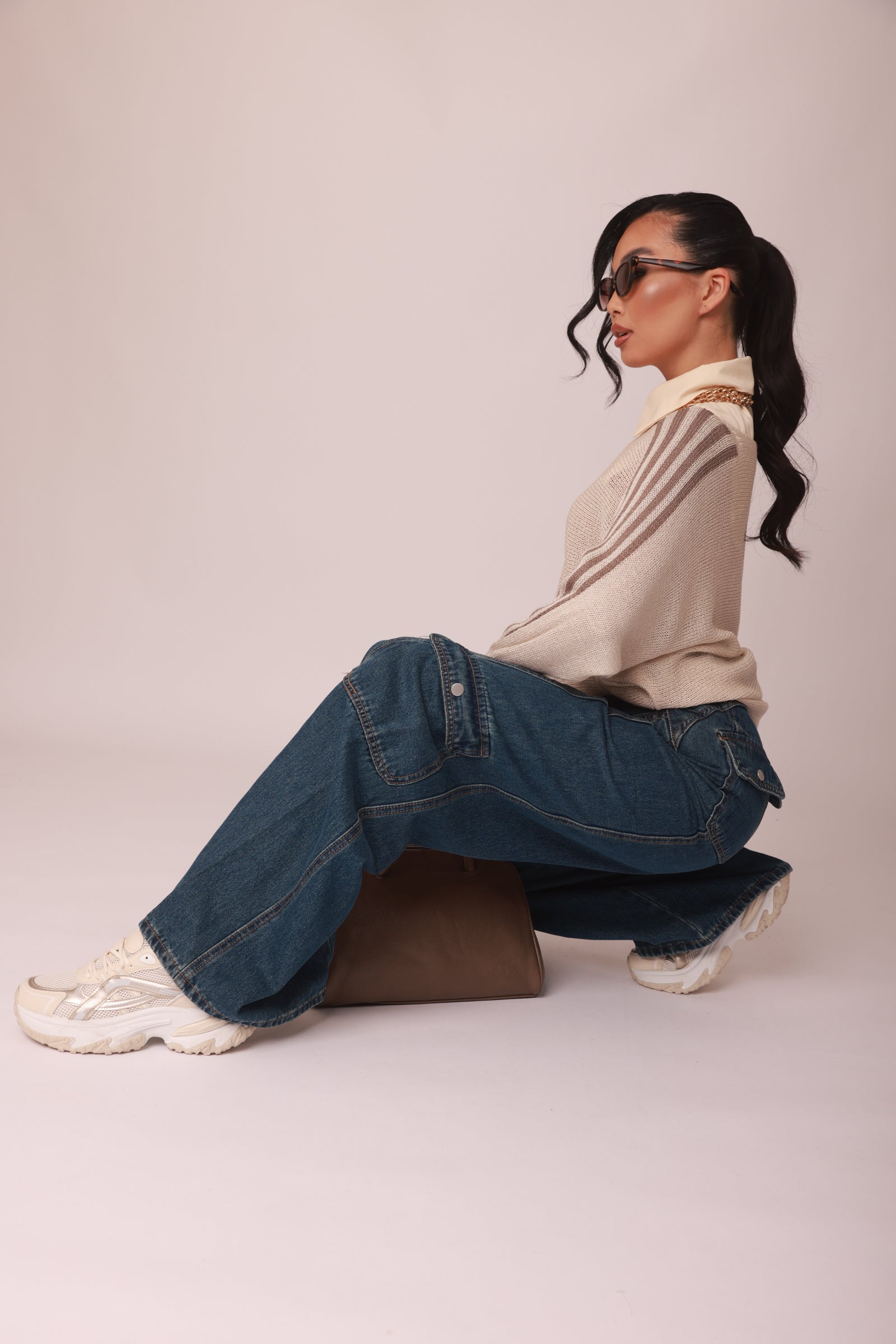 Jeans Cravatta denim|Colore:Denim