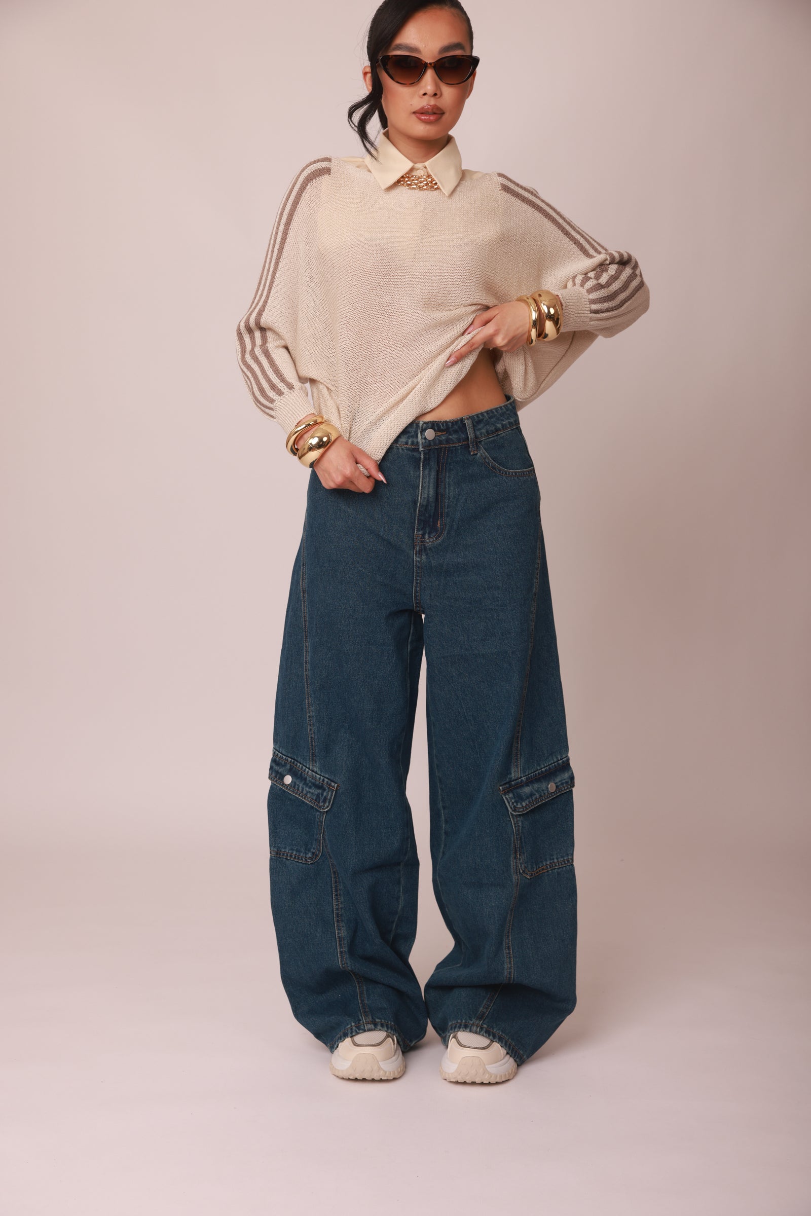 Jeans Cravatta denim|Colore:Denim