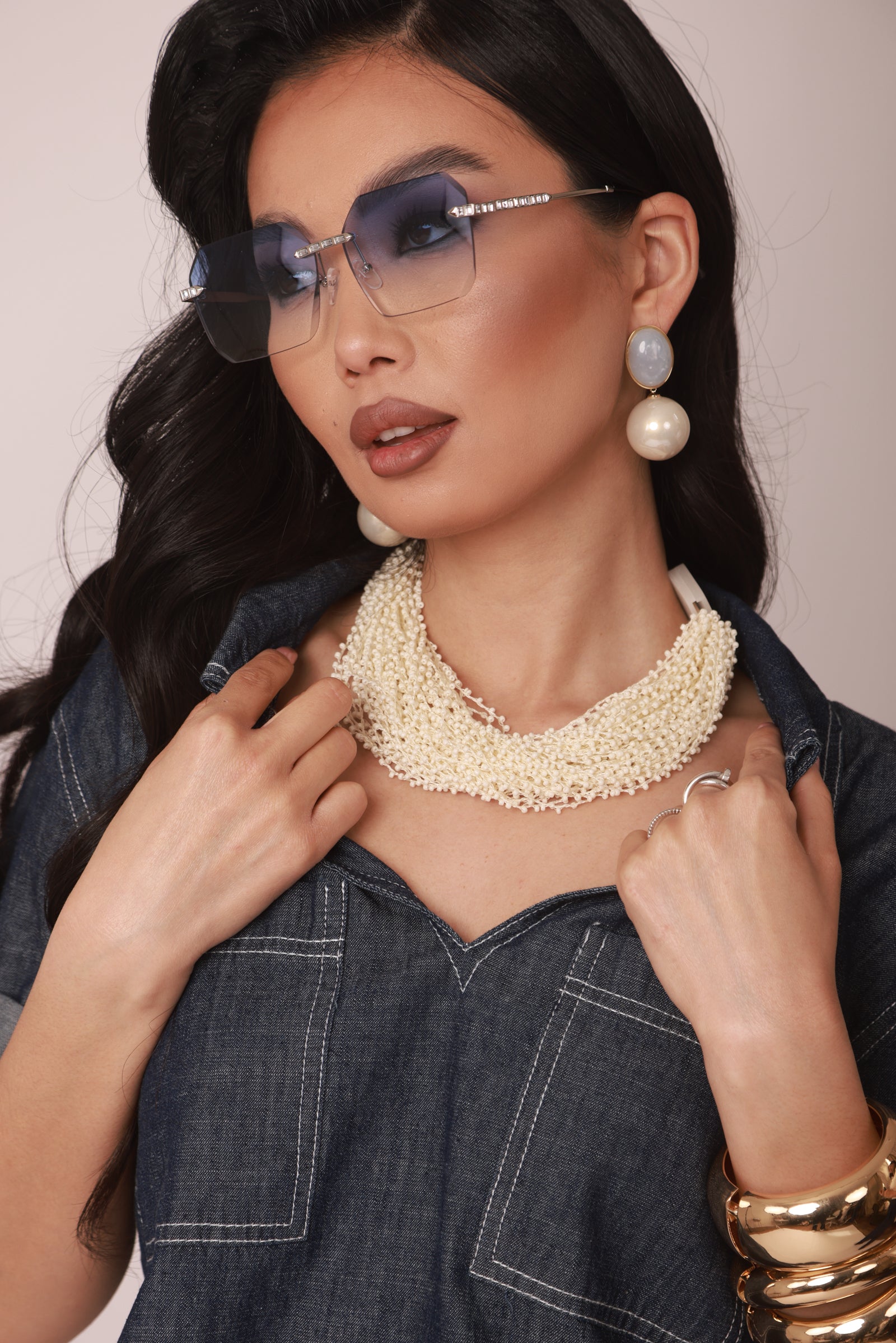 Collana Pamela Panna|Colore:Panna