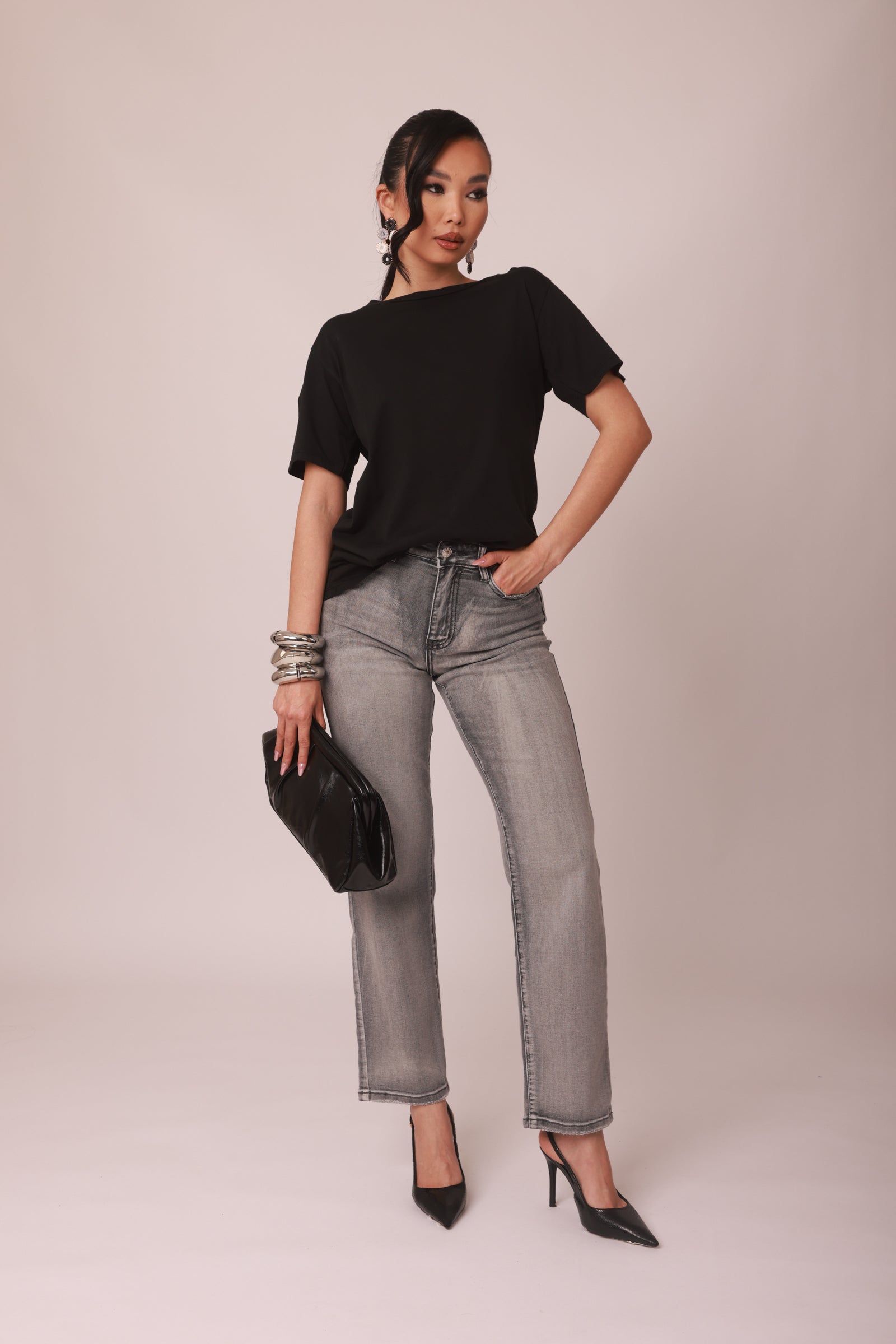 Jeans Berlino denim grigio|Colore:Denim grigio