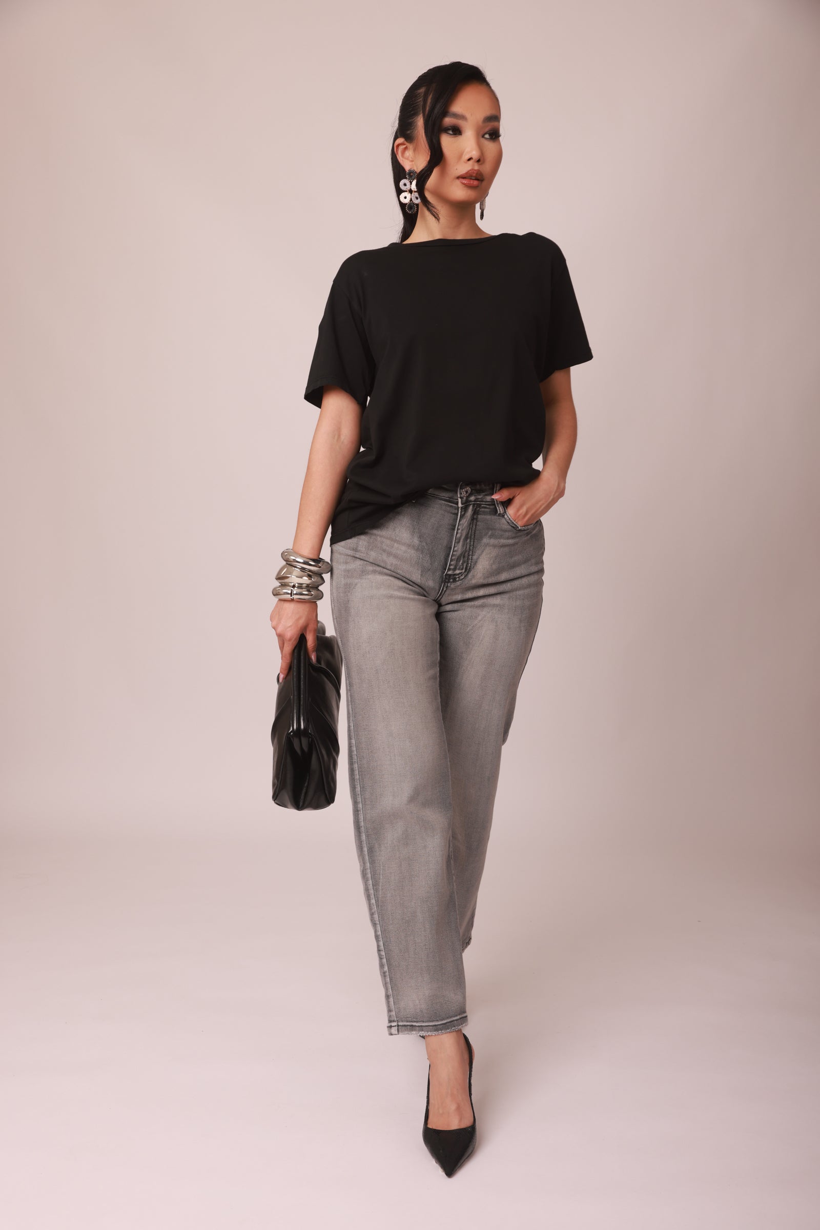 Jeans Berlino denim grigio|Colore:Denim grigio
