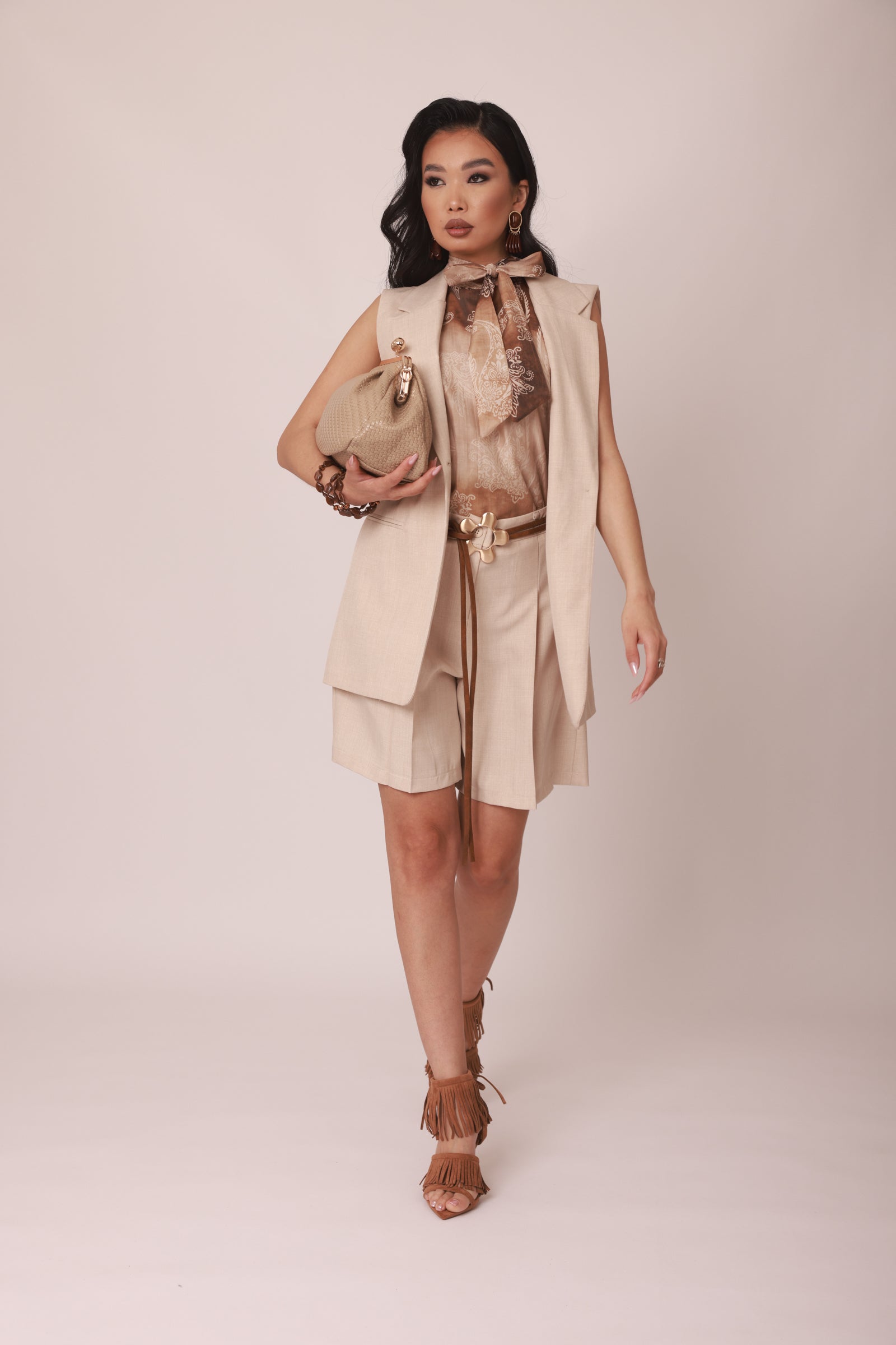 Bermuda Beatrice gesso|Colore:Gesso