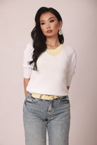 Maglia Erin bianco|Colore:Bianco