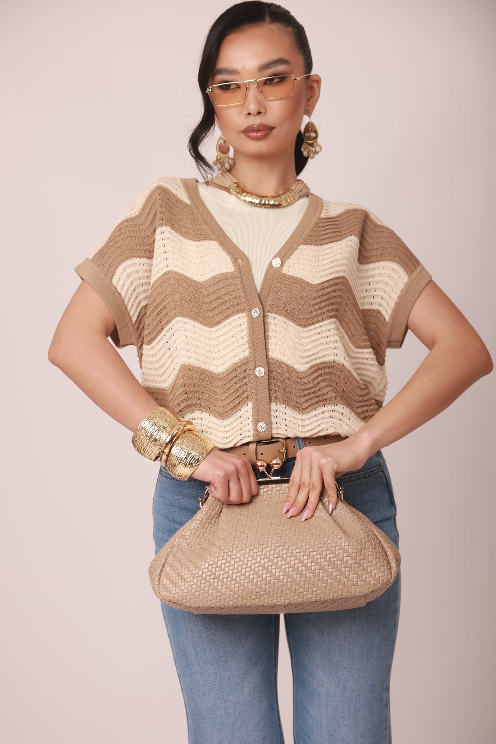 Gilet Bea cammello|Colore:Cammello