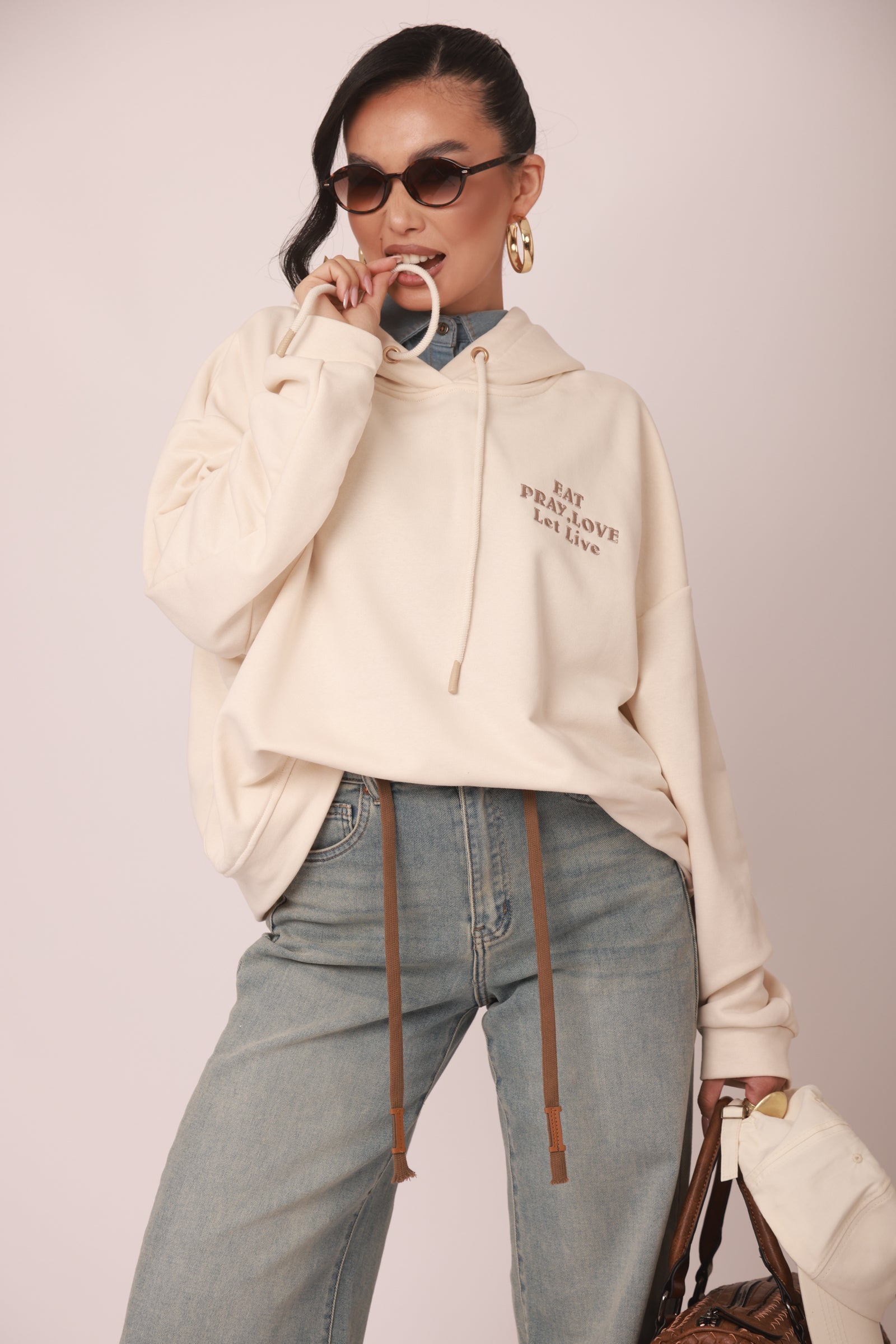 Felpa Live beige|Colore:Beige