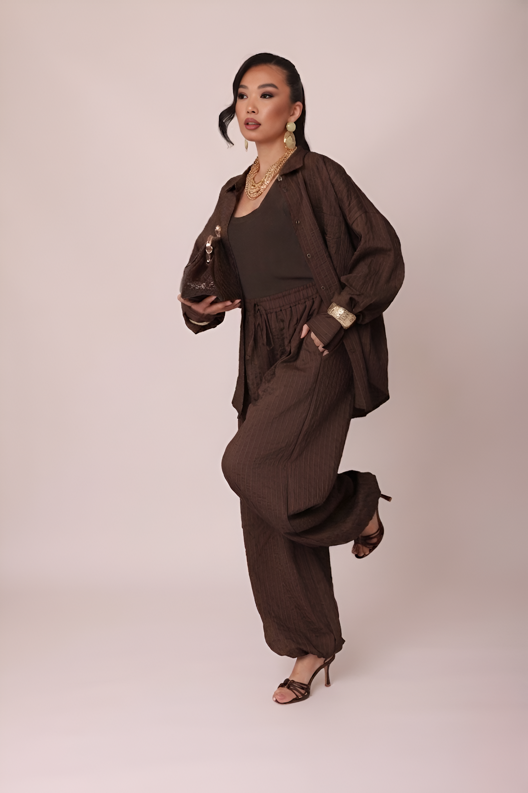 Pantalone Aladin testa di moro|Colore:Testa di moro