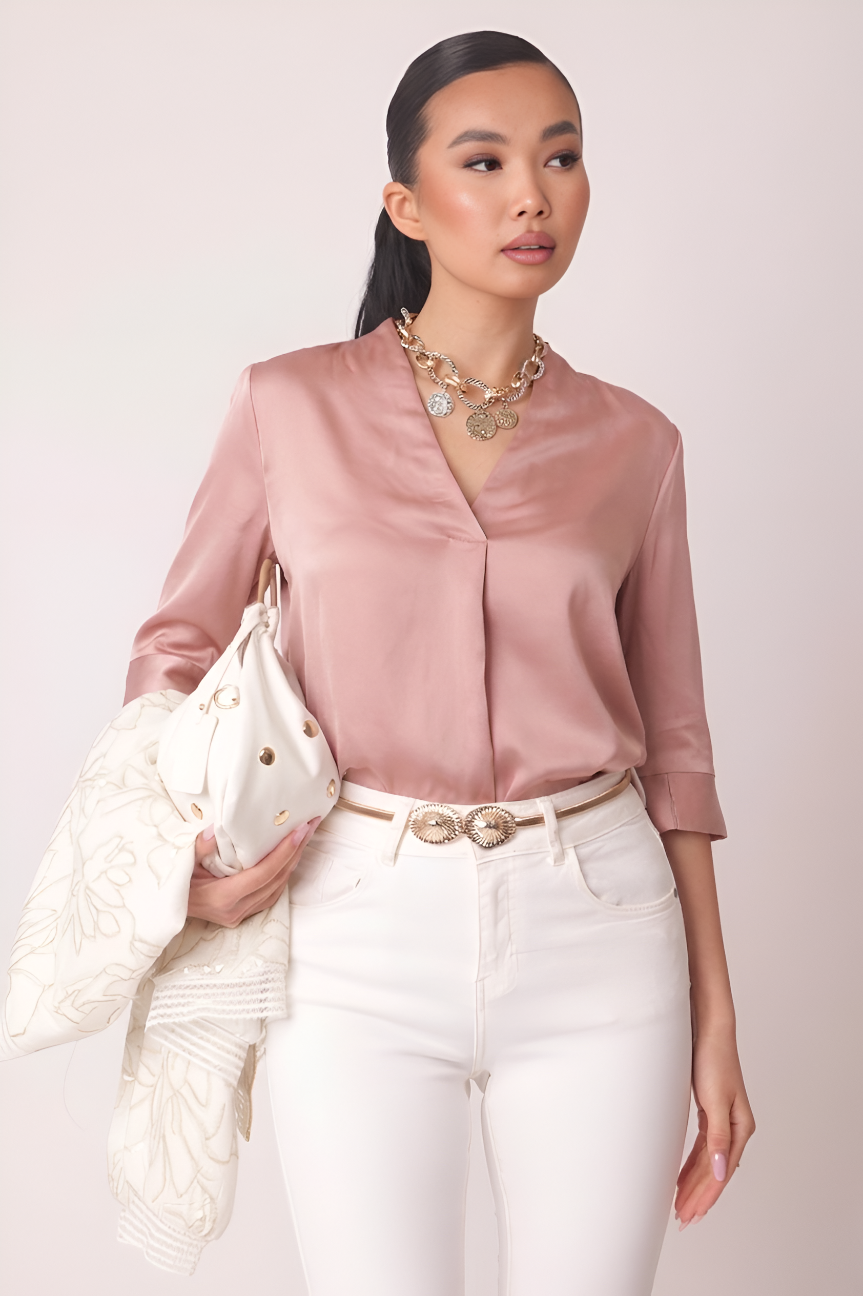 Blusa Camelia Rosa|Colore:Rosa