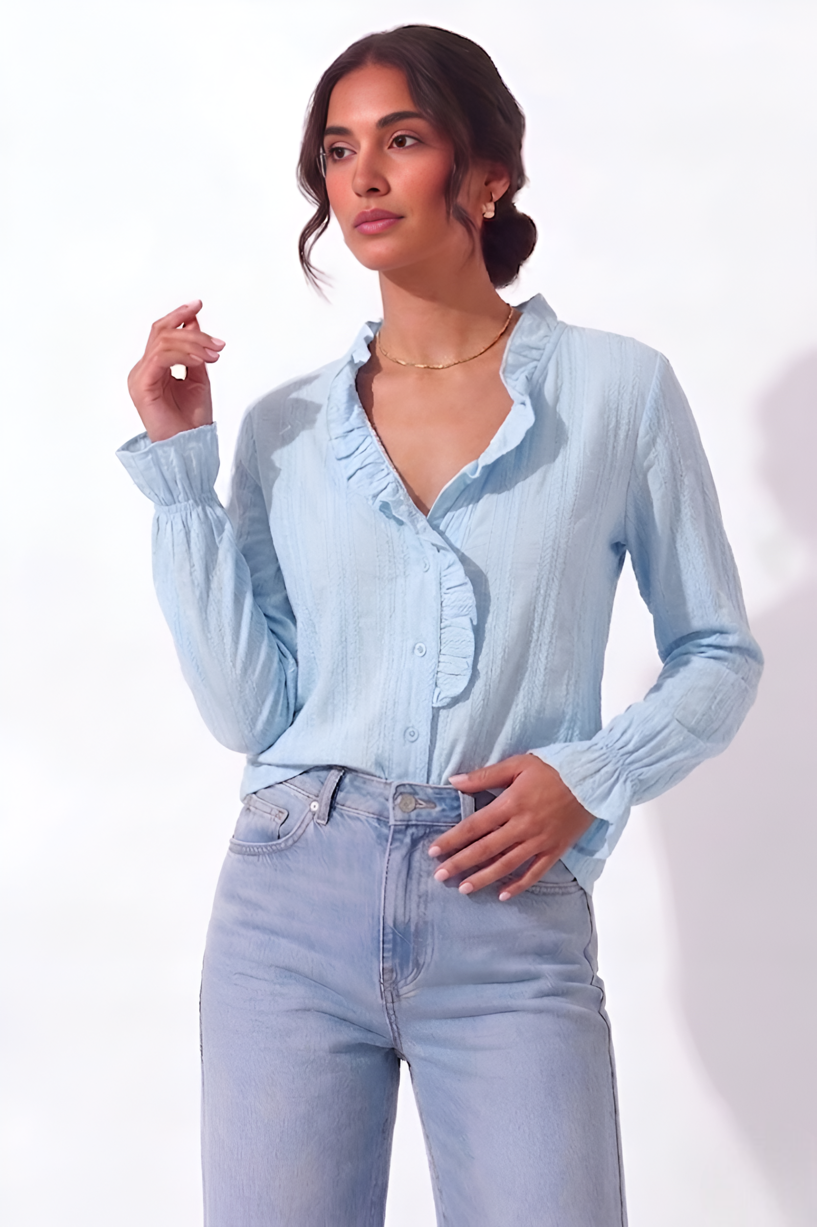 Camicia Sky celeste|Colore:Celeste