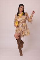 Abito Corto Naomi giallo|Colore:Giallo