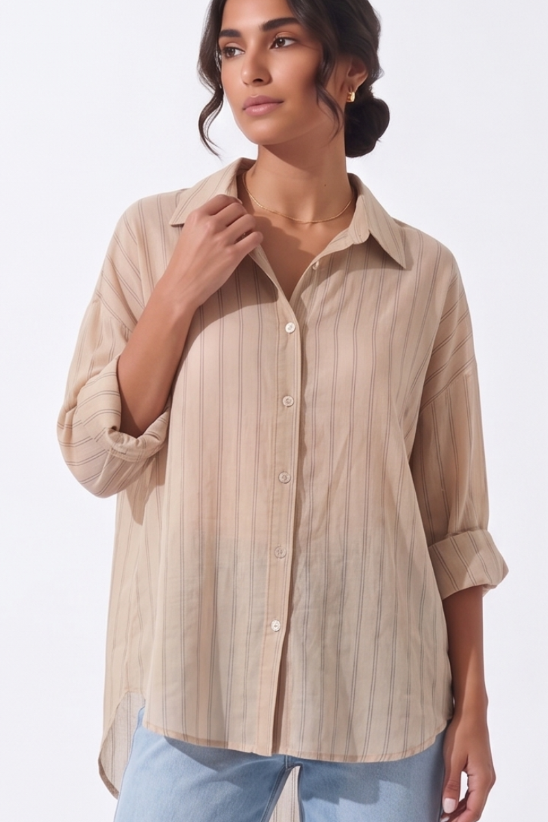 Camicia Lauren beige|Colore:Beige