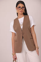 Gilet Dual fango|Colore:Fango