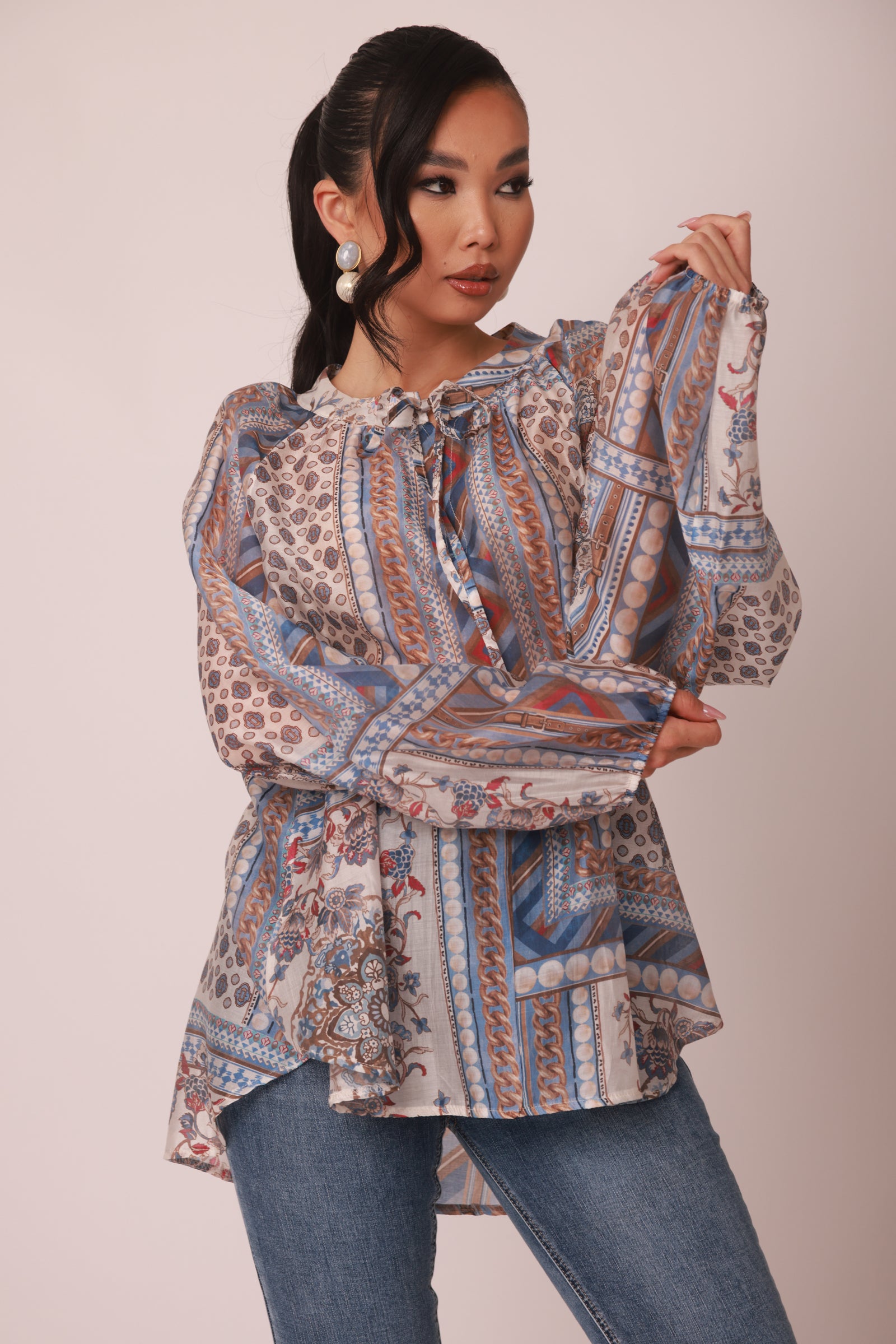 Blusa Maiori avion|Colore:Avion
