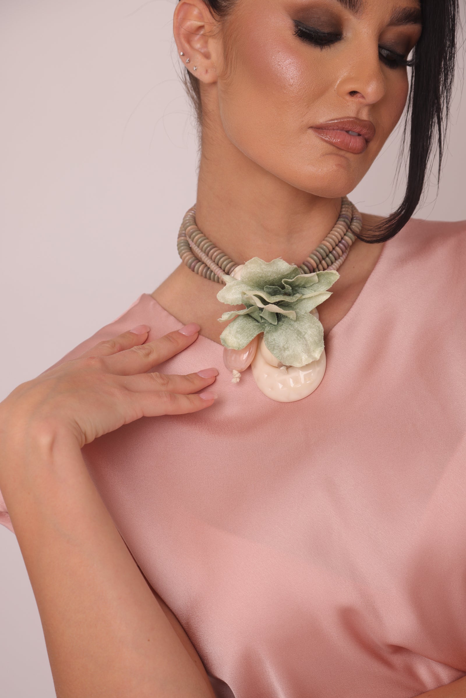 Collana Ines beige|Colore:Beige