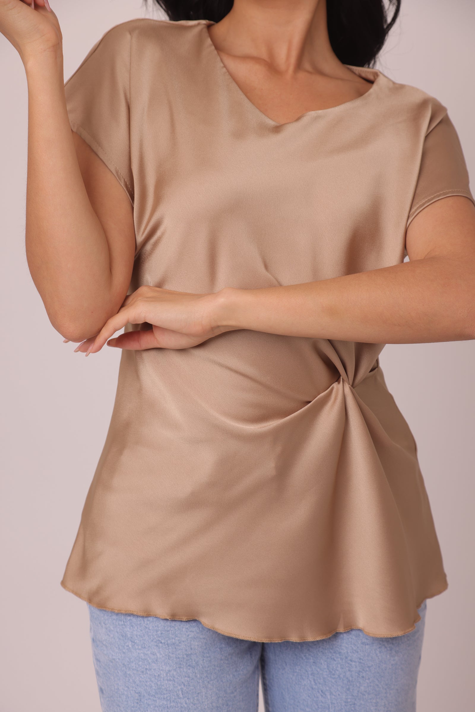 Blusa Marié Cammello|Colore:Cammello