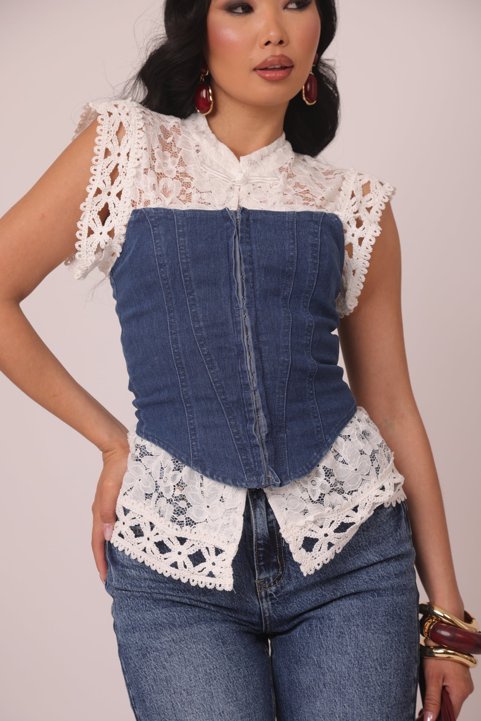 Corsetto Rebel denim|Colore:Denim