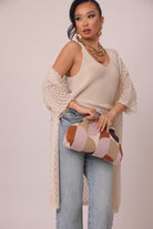 Cardigan Perla gesso|Colore:Gesso