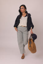 Pantalone Righe blu|Colore:Blu