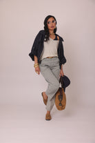 Pantalone Righe blu|Colore:Blu