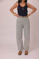 Pantalone Righe blu|Colore:Blu