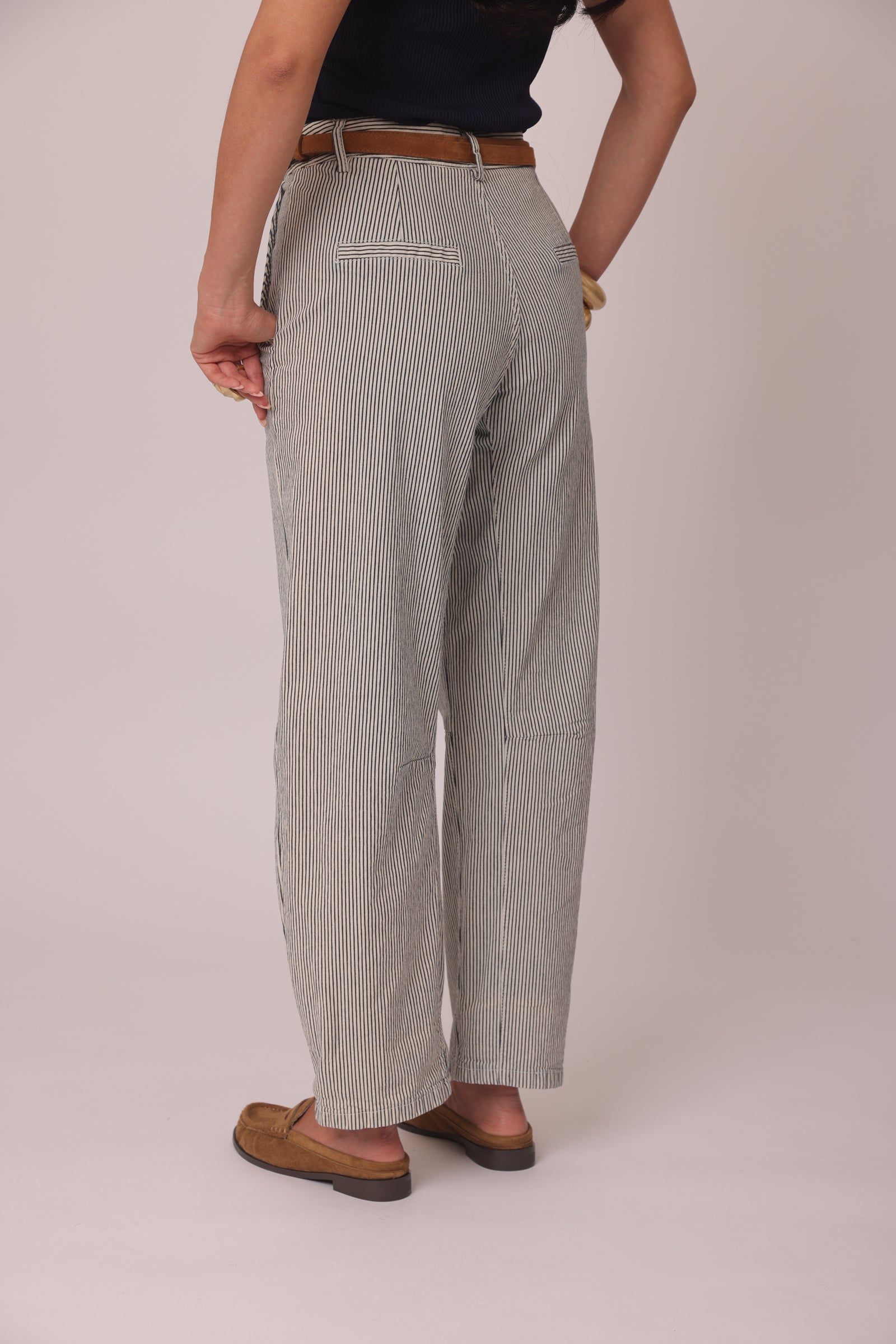 Pantalone Righe blu|Colore:Blu
