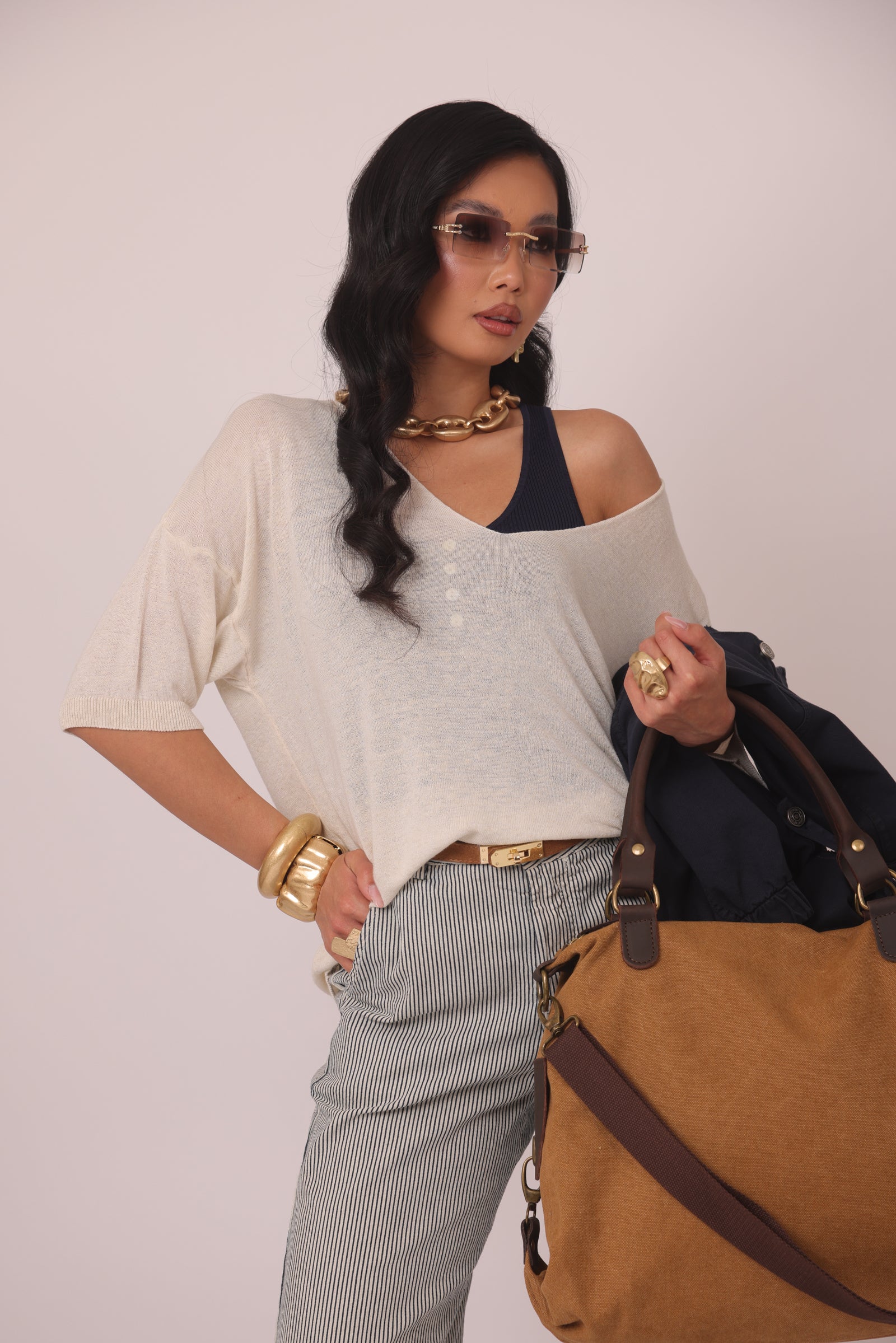 Maglia Cindy gesso|Colore:Gesso