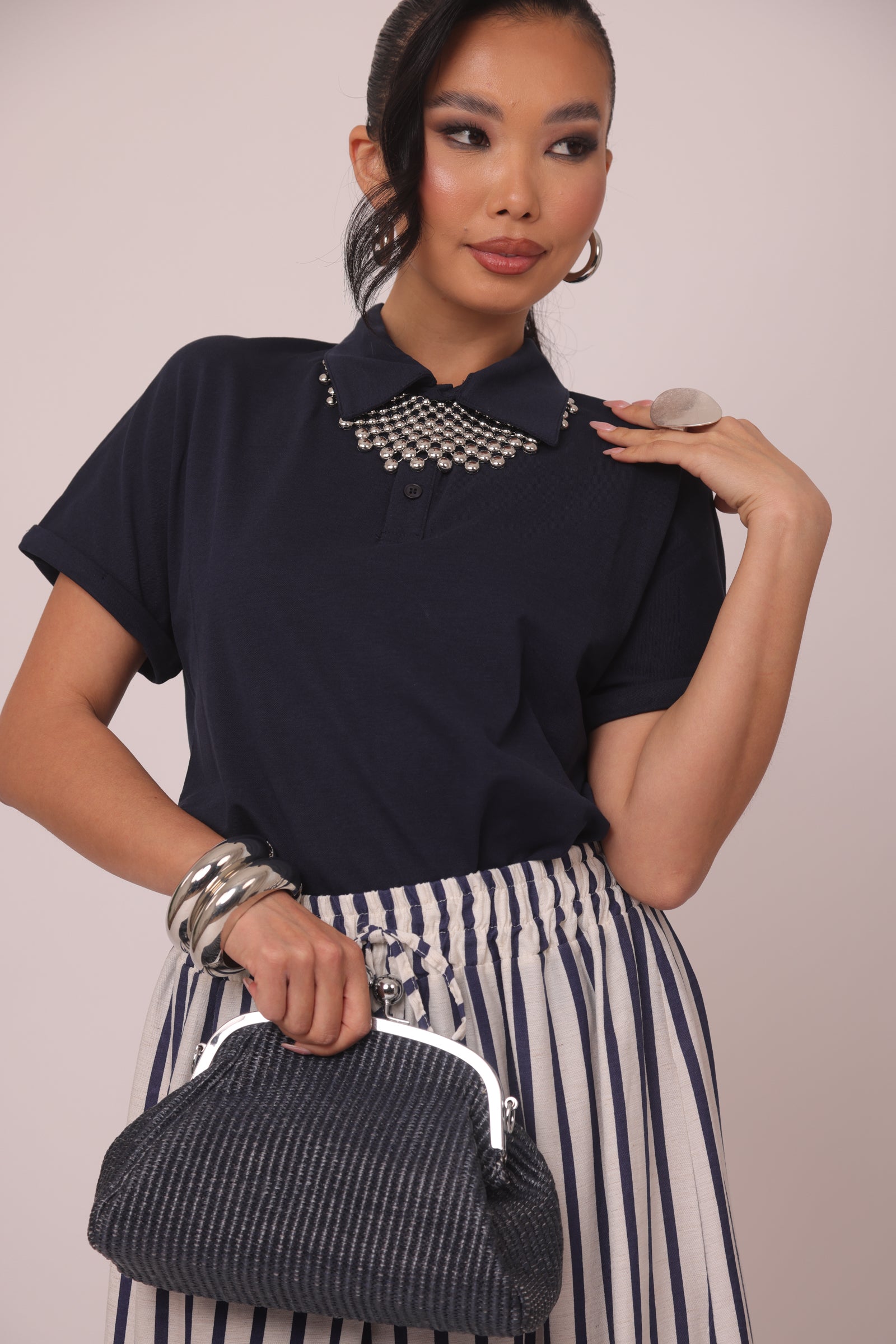 Polo Missy blu|Colore:Blu
