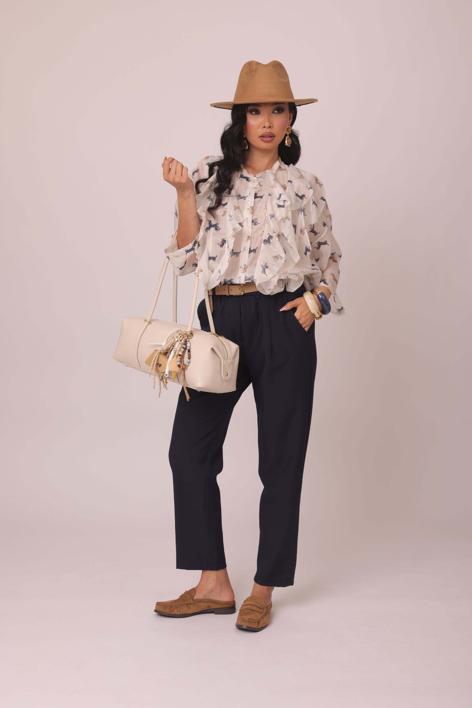 Pantalone Pratico blu|Colore:Blu
