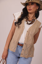 Gilet Rombi beige|Colore:Beige