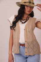 Gilet Rombi beige|Colore:Beige