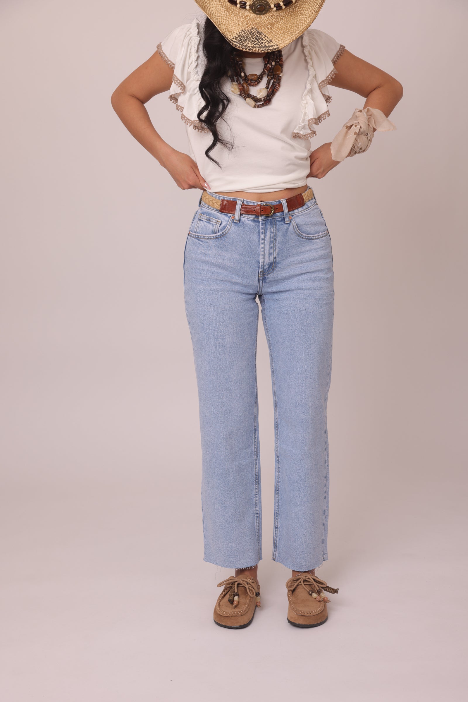 Jeans Caraibi denim chiaro|Colore:Denim chiaro