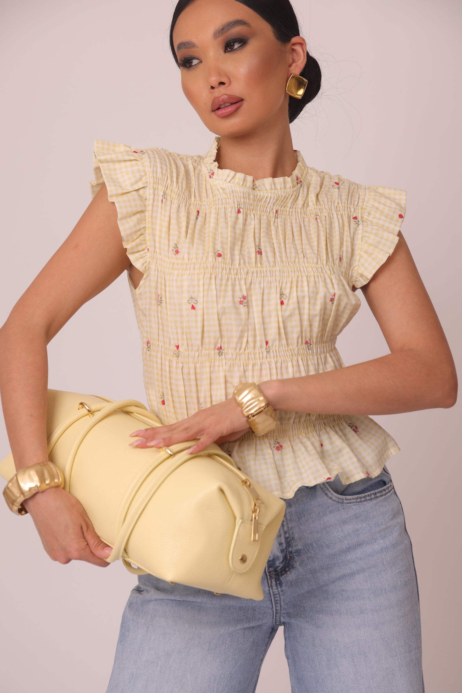 Maglia Nic giallo|Colore:Giallo