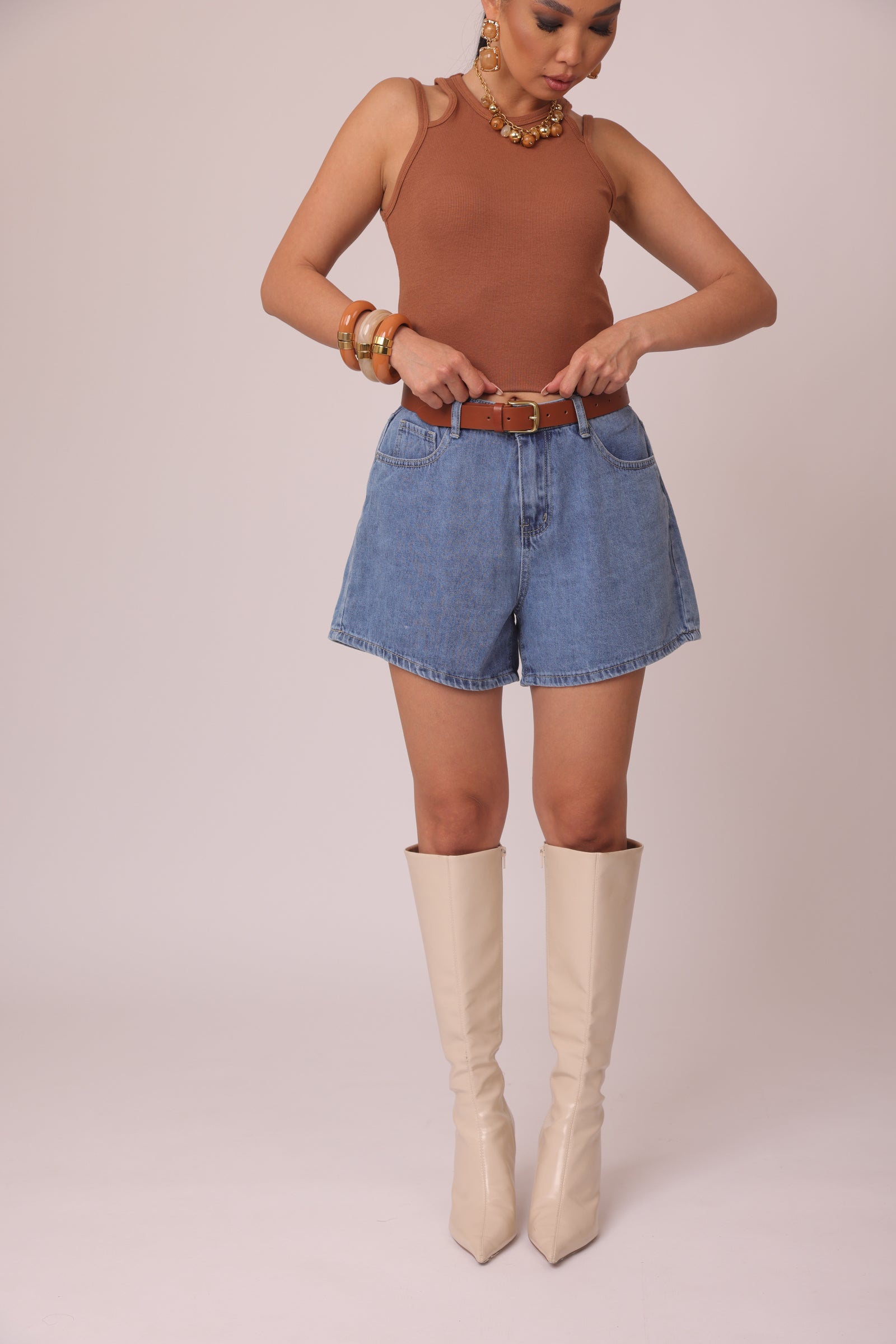 Shorts Dea denim chiaro|Colore:Denim chiaro