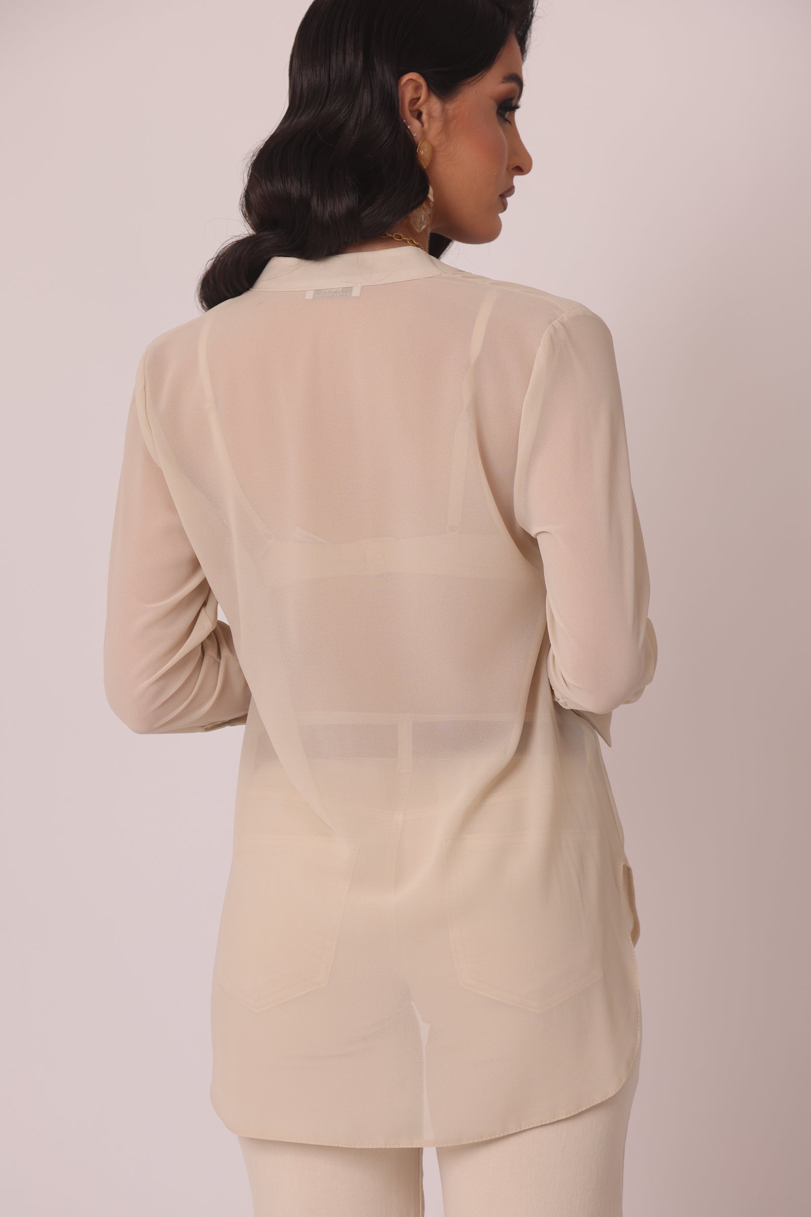 Blusa Over beige|Colore:Beige