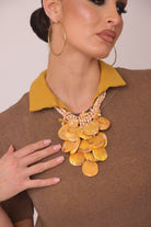 Collana Pietre ocra|Colore:Ocra