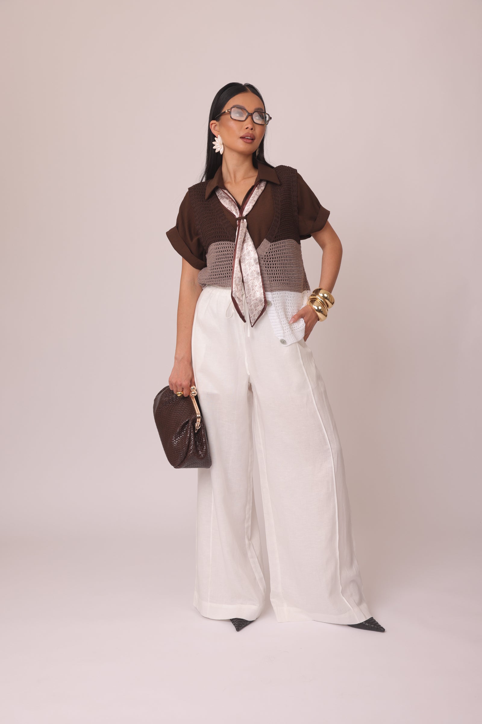 Pantalone Maiori bianco|Colore:Bianco