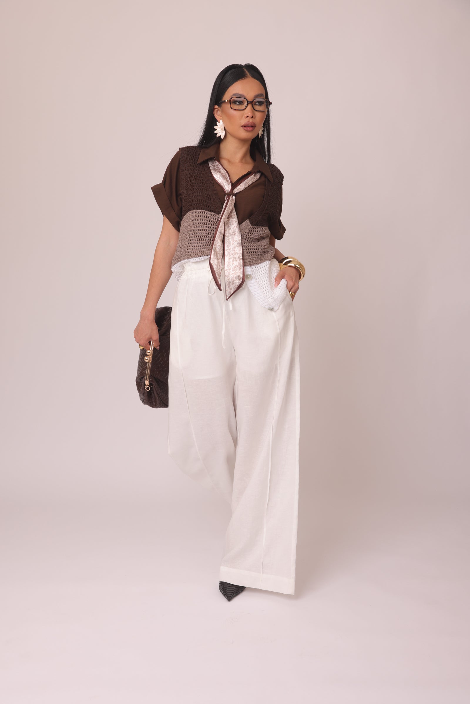 Pantalone Maiori bianco|Colore:Bianco