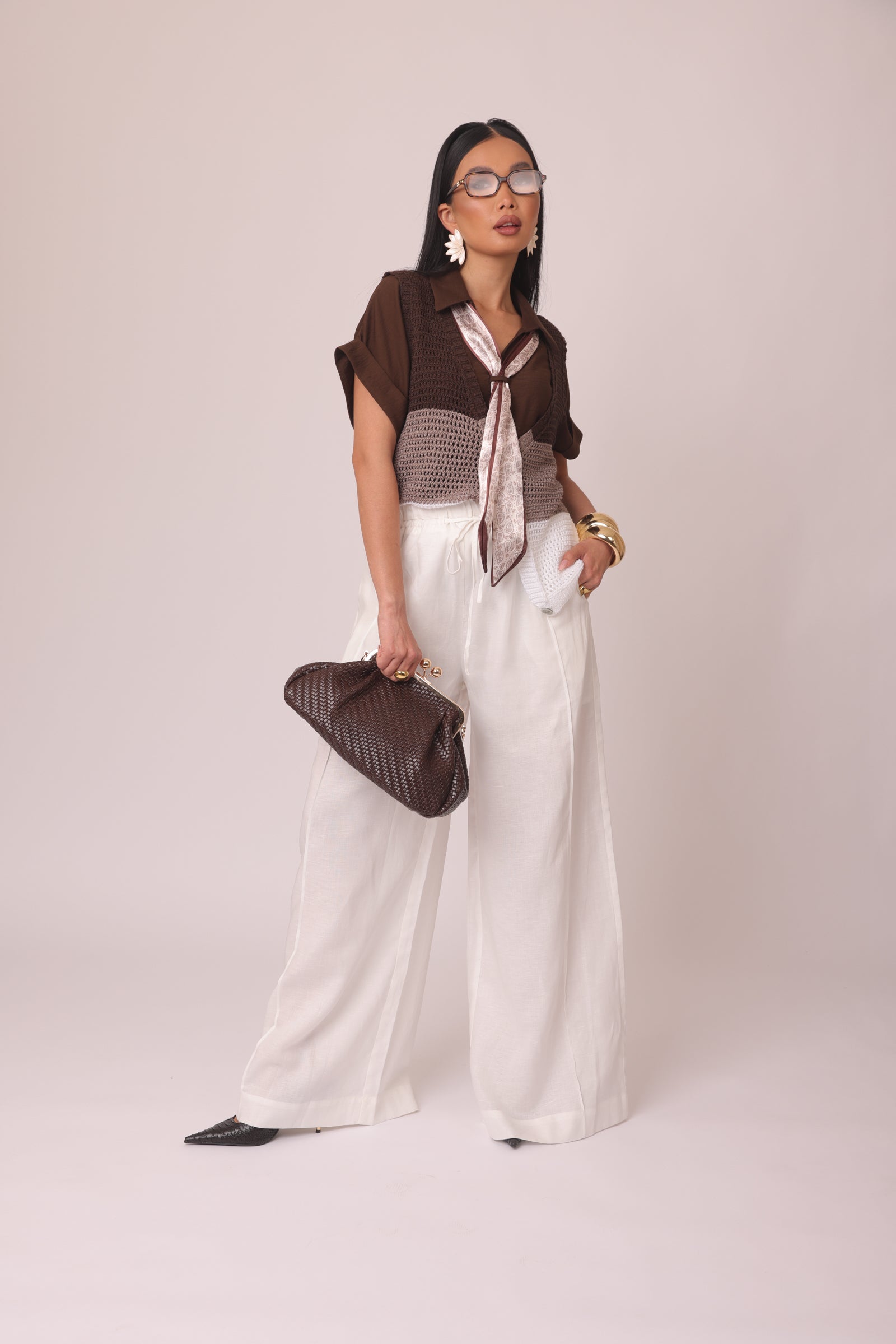 Pantalone Maiori bianco|Colore:Bianco