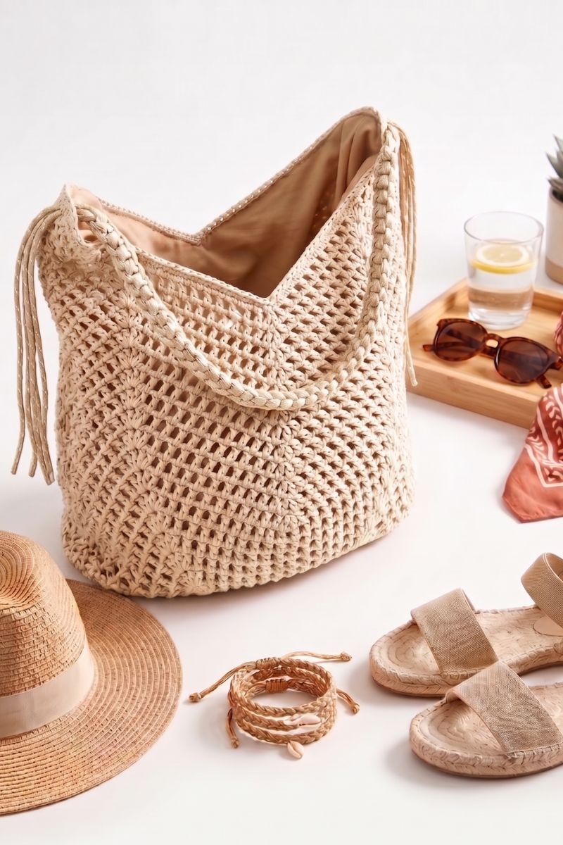 Borsa Ibiza Beige|Colore:Beige