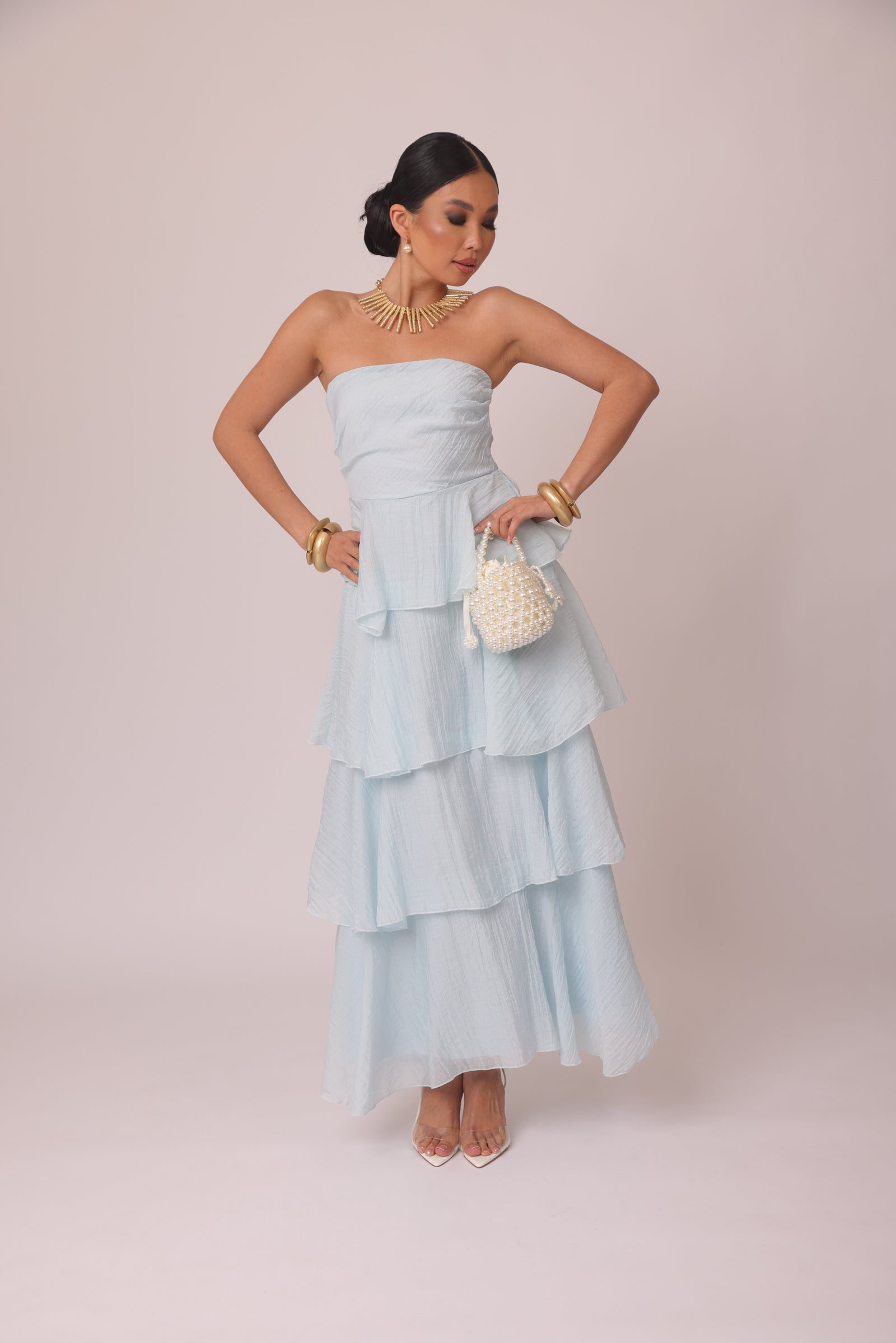 Abito Serenety Greece celeste|Colore:Celeste