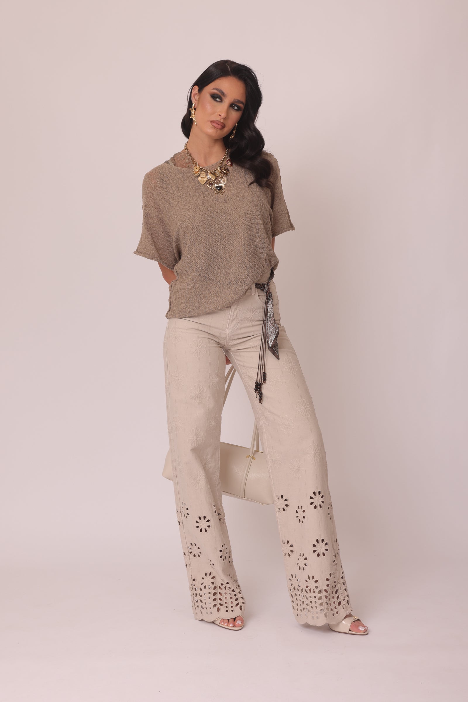 Pantalone Lulu beige|Colore:Beige